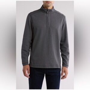 NWT Tommy Bahama Switch It Up Reversible Quarter Zip Sweatshirt Sz XXL